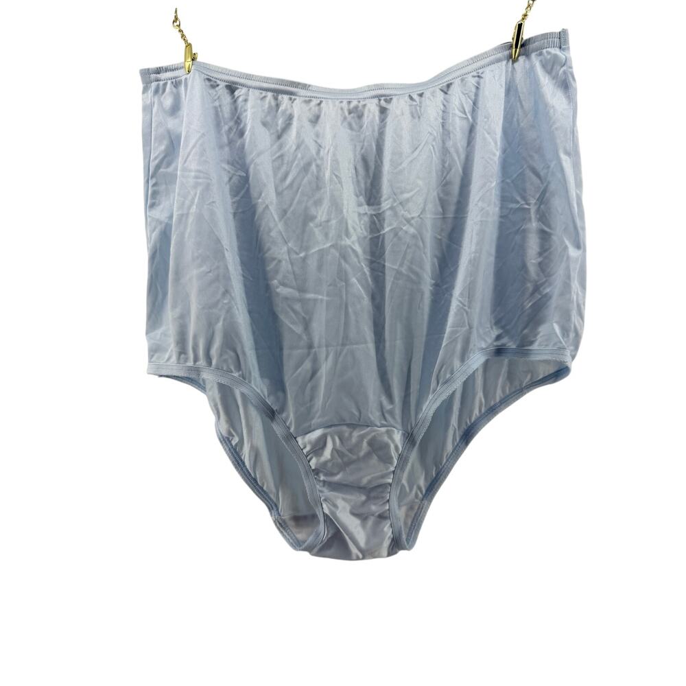 Vanity Fair Perfectly Yours Ravissant Nylon Full Pantie 15711 Pale Blue 8  XL